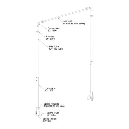 Buyers Products PIVOT, WELDMENT, SPRING SHORT SERV ONLY 3012084